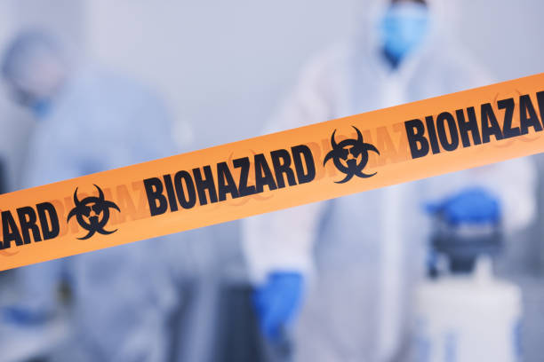 Professional Biohazard technician working in Advance, NC